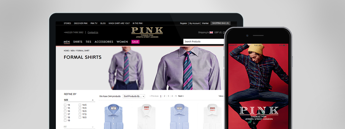 Thomas Pink  Renowned for their Shirts - Women & Men